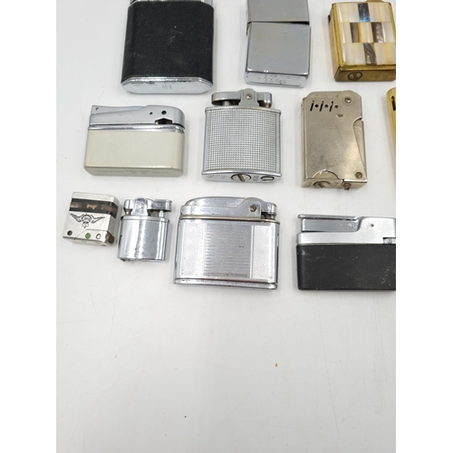 1073 - A collection of assorted vintage cigarette lighters to include Kingsway, Sunflower, Mono R1, Rowenta... 