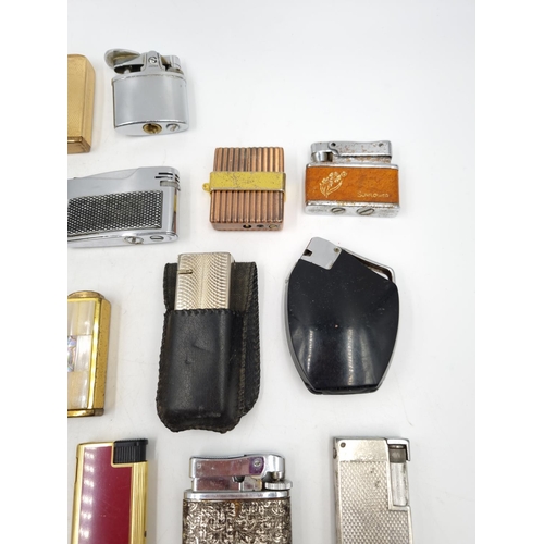 1073 - A collection of assorted vintage cigarette lighters to include Kingsway, Sunflower, Mono R1, Rowenta... 