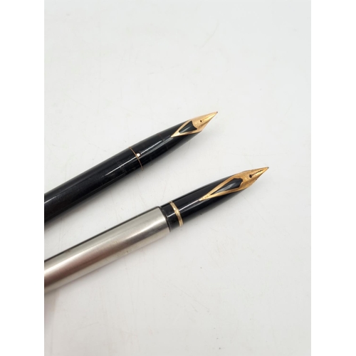 1080 - Two Sheaffer fountain pens with 14ct gold nibs