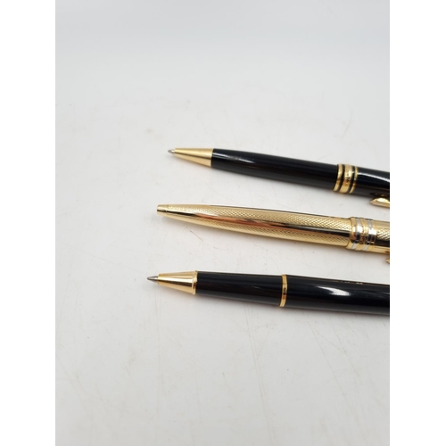 1082 - Three Mont Blanc ball point pens