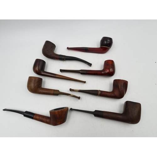 1110 - A large collection of antique and vintage tobacciana to include LD Wolseley pipe, leather cased Jama... 