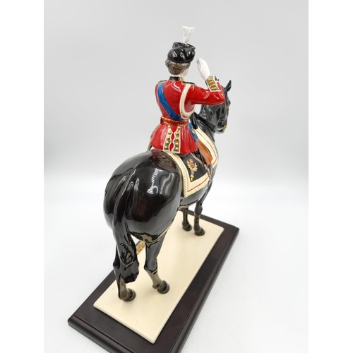 1136 - A Coalport 'Trooping The Colour' limited edition no. 371 of 450 English fine bone china figurine wit... 