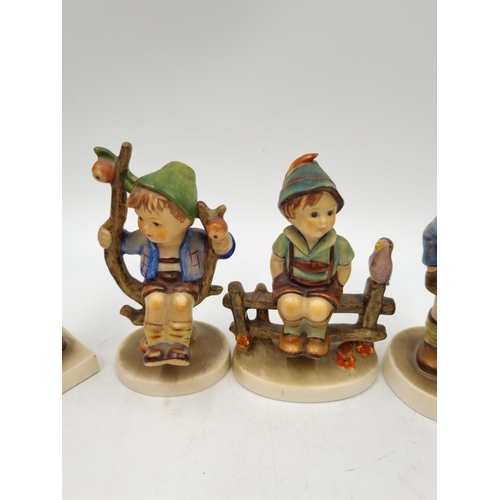 1169 - Five West German Goebel Hummel figurines