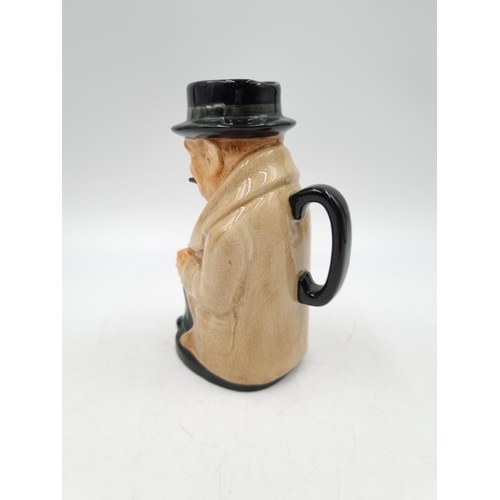 1181 - A Royal Doulton Winston Churchill character jug - approx. 13.5cm high