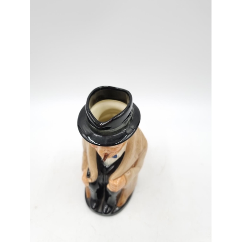 1181 - A Royal Doulton Winston Churchill character jug - approx. 13.5cm high