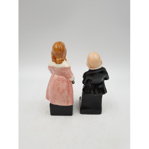 1194 - Two Royal Doulton Charles Dickens figurines, one Micawber and one Little Nell