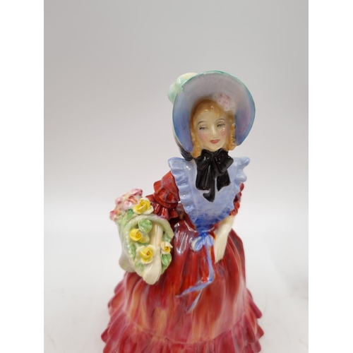 1196 - Three Royal Doulton figurines, one Sweet Anne - HN 1496, one Top o' the Hill - HN 1834 and one Lady ... 