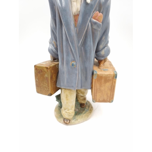 1202 - Two Lladro figurines comprising Ready to Go, no. 2388 - approx. 27cm high and Time to Go, no. 2389 -... 