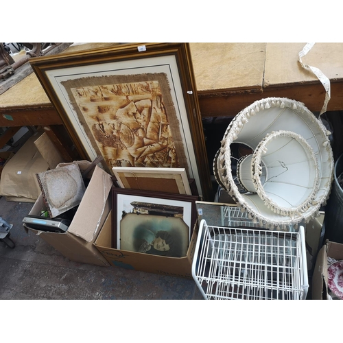 595 - A very large collection of assorted house clearance items to include silver plated cutlery, ceramics... 