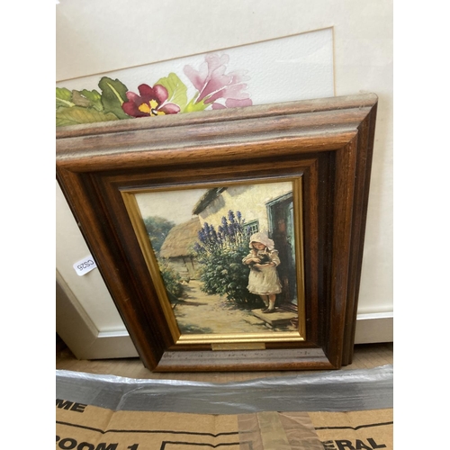 547 - A collection of assorted framed pictures to include gilt framed, watercolours etc.