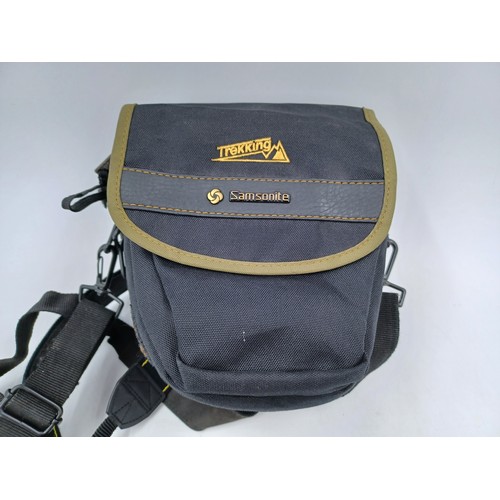 218 - A Samsonite camera case containing Nikon D50 digital SLR camera fitted with Quantaray 28-200mm 1:3.5... 