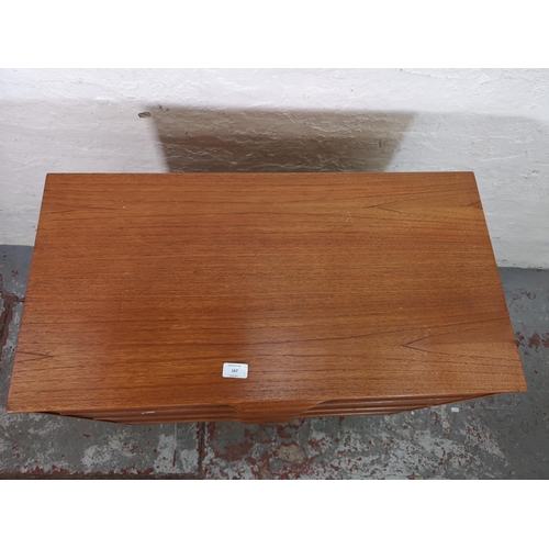 167 - An Austinsuite teak chest of four drawers - approx. 90cm high x 79cm wide x 41cm deep