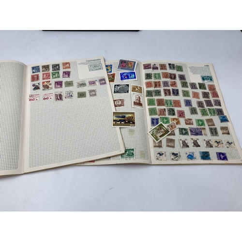 1613 - A collection of assorted stamp albums and collectible stamps to include The Strand, Stanley Gibbons ... 