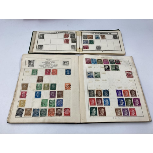 1613 - A collection of assorted stamp albums and collectible stamps to include The Strand, Stanley Gibbons ... 