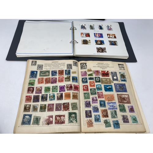 1613 - A collection of assorted stamp albums and collectible stamps to include The Strand, Stanley Gibbons ... 