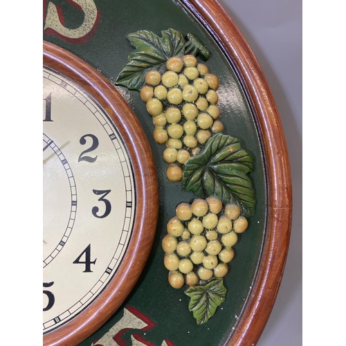 1633 - A Dewberry London quartz wall clock - approx. 57cm diameter