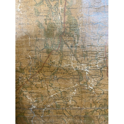 1682 - A 1930s Nithsdale & Muffat Ordnance Survey of Scotland - approx. 108cm high x 144.5cm wide