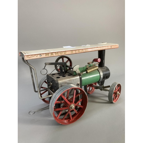 79 - A Mamod TE1A model steam tractor - approx. 18cm high x 12.5cm wide x 26cm long