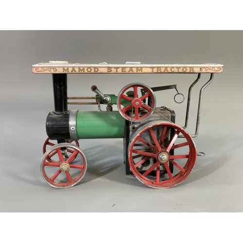 79 - A Mamod TE1A model steam tractor - approx. 18cm high x 12.5cm wide x 26cm long