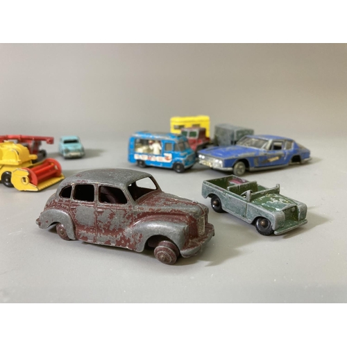 89 - A collection of assorted vintage diecast model vehicles to include Dinky Toys Jensen FF, Dinky Toys ... 