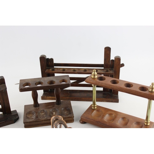 Twelve assorted vintage smoking related items to include smoking pipe ...