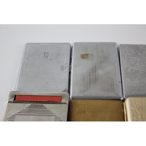 232 - Fifteen assorted vintage cigarette cases