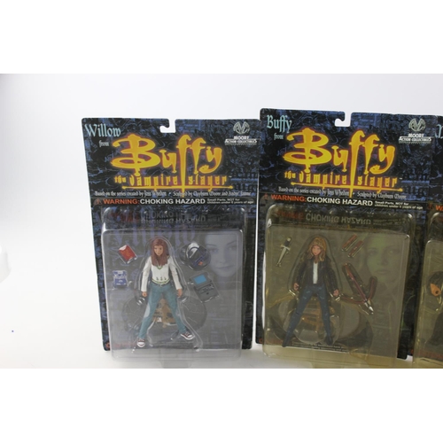 75 - Four Moore Action Collectibles Buffy the Vampire Slayer action figures