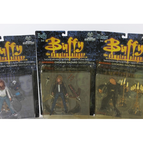 75 - Four Moore Action Collectibles Buffy the Vampire Slayer action figures