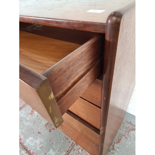 414 - A mid 20th century White & Newton teak chest of five drawers - approx. 103cm high x 81cm wide x 42cm... 