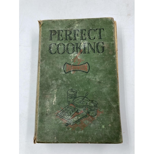 171 - Four vintage cookery books to include Perfect Cooking by Parkinson, Mrs Beeton's All About Cookery, ... 