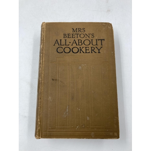 171 - Four vintage cookery books to include Perfect Cooking by Parkinson, Mrs Beeton's All About Cookery, ... 