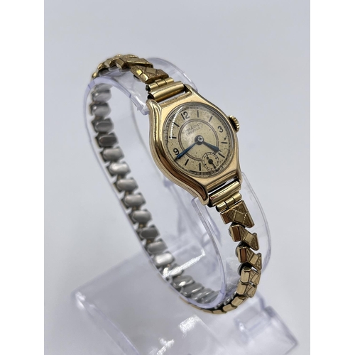 1263 - An early/mid 20th century Butt & Co Ltd. of Chester 9ct gold cased lady's mechanical wristwatch - ap... 