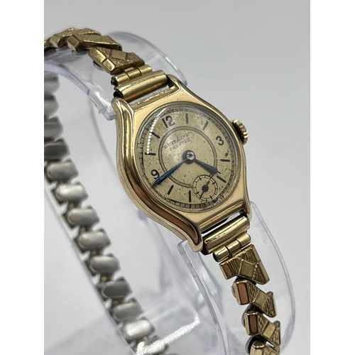 1263 - An early/mid 20th century Butt & Co Ltd. of Chester 9ct gold cased lady's mechanical wristwatch - ap... 