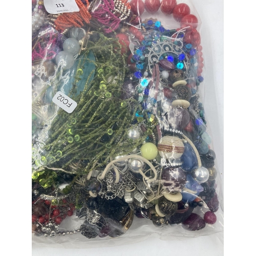 113 - A large collection of assorted costume jewellery - approx. 4.15kg