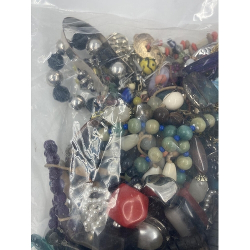 115 - A large collection of assorted costume jewellery - approx. 4kg