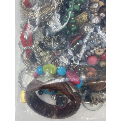 120 - A large collection of assorted costume jewellery - approx. 4kg