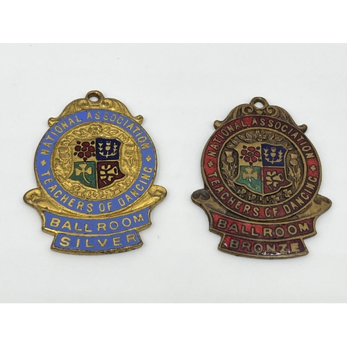 1432 - A collection of 1950s/60s National Association Teachers of Dancing enamel badges