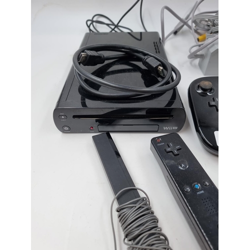 1521 - A Nintendo Wii U console complete with all cables and accessories