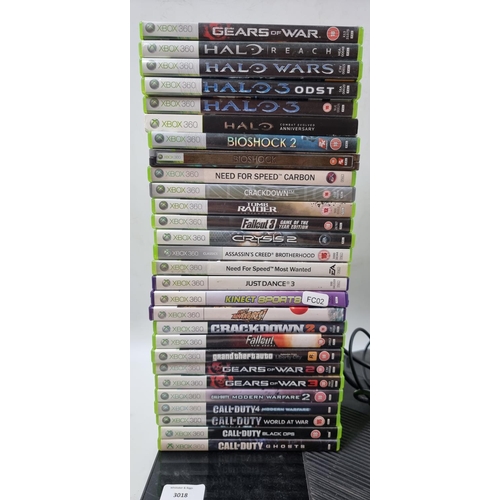 1518 - A large collection of Xbox 360 accessories to include E console - model no. 1538, Kinect sensor, gam... 