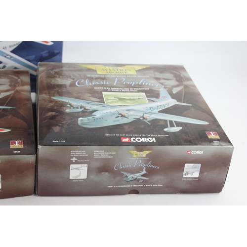 627 - Five boxed Corgi Aviation Archives diecast models to include Lockheed HC-130H Hercules United States... 