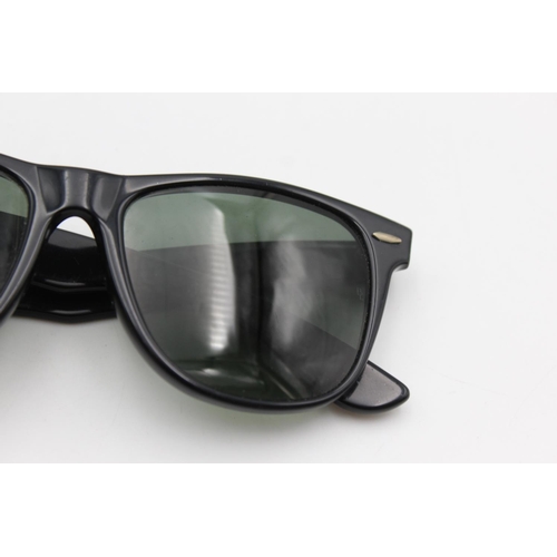 731 - A pair of vintage Bausch & Lomb Ray-Ban black Wayfarer II sunglasses