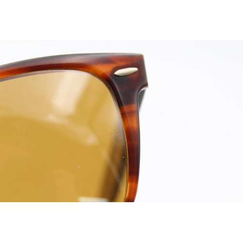 741 - A pair of vintage Bausch & Lomb Ray-Ban tortoiseshell effect Wayfarer II sunglasses