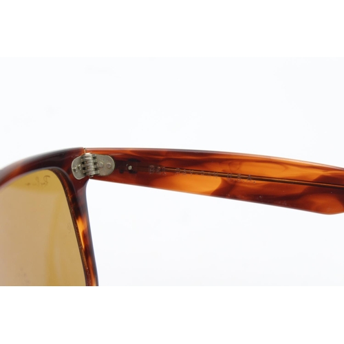 741 - A pair of vintage Bausch & Lomb Ray-Ban tortoiseshell effect Wayfarer II sunglasses