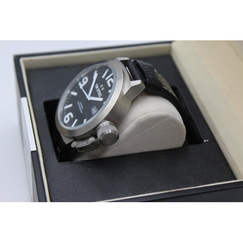 2433 - A boxed TW Steel divers style quartz men's wristwatch with original steel buckle - Ref. TW 22