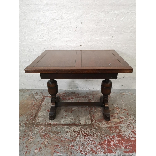 1179 - Two pieces of furniture, one Regency style mahogany circular coffee table with tan leather insert an... 