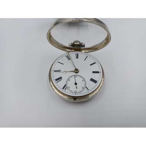 2401 - A hallmarked Chester silver pair cased fusee pocket watch, dated 1930 - approx. gross weight 127 gra... 