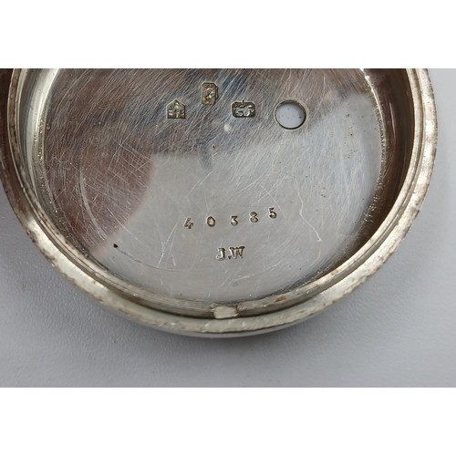 2401 - A hallmarked Chester silver pair cased fusee pocket watch, dated 1930 - approx. gross weight 127 gra... 