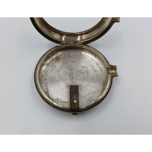 2401 - A hallmarked Chester silver pair cased fusee pocket watch, dated 1930 - approx. gross weight 127 gra... 