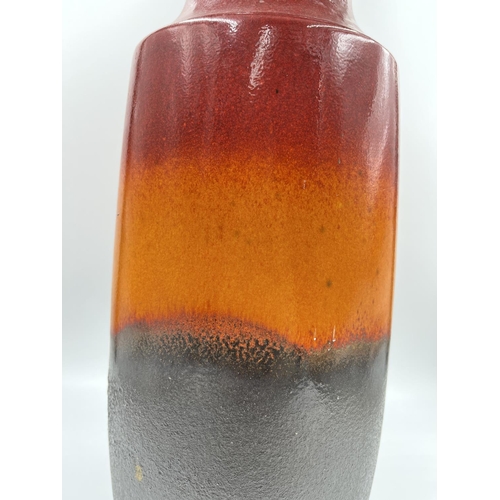 403 - A mid 20th century Scheurich Keramik of West Germany floor vase - approx. 41cm high