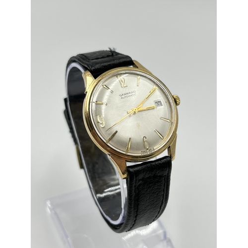 2398 - A vintage Garrard automatic men's 34mm wristwatch